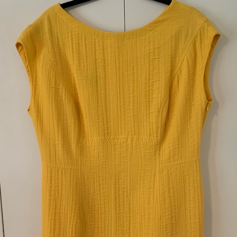 Yellow Escada Pencil Dress